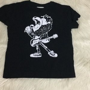 ZARA black graphic T-shirt boys size 7
